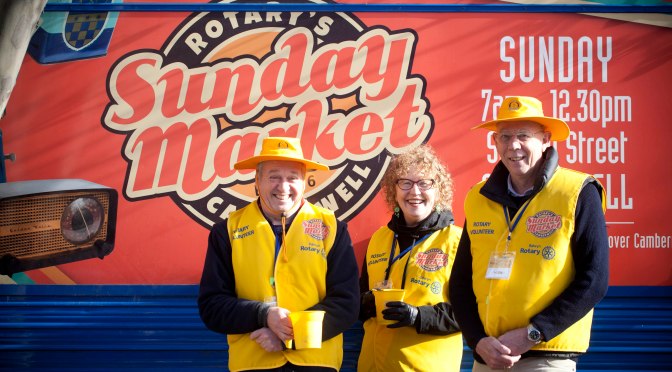 How your gold coin donation to the Rotary Camberwell Sunday Market supports the community